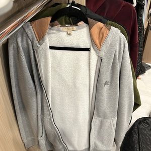 Mens Burberry Zip Up Hoodie XXL